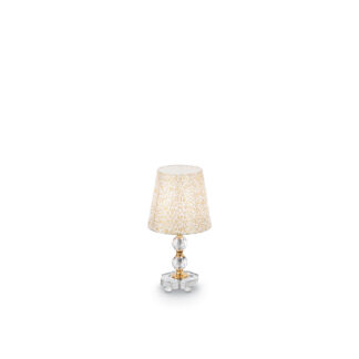 Настолна лампа “Queen” TL1 Small • Oro • 077734 - Ideal Lux