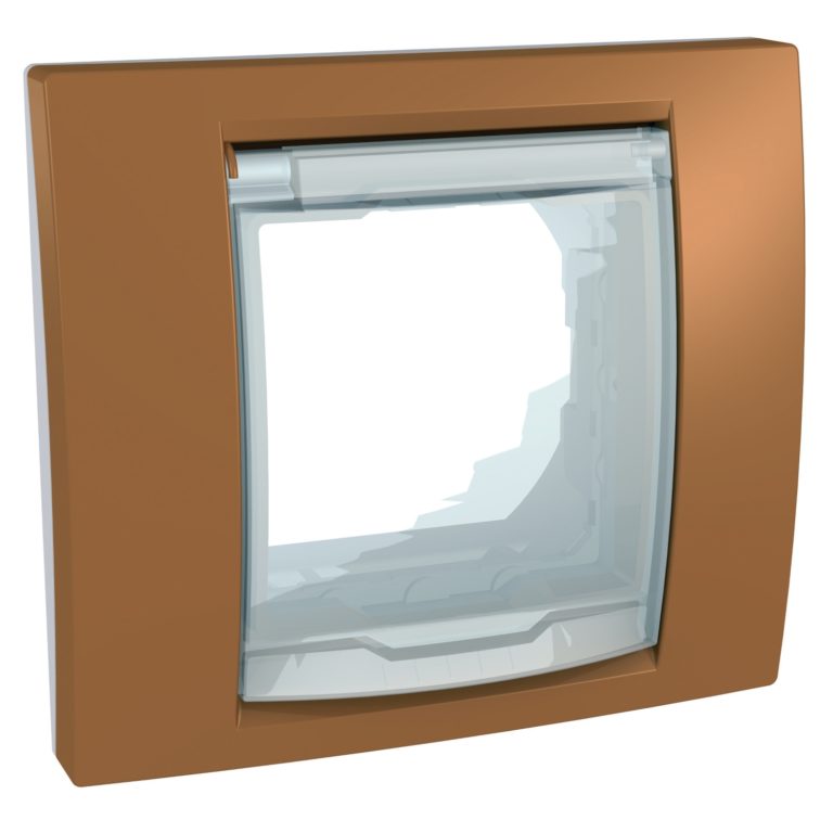 Капак + монтажна рамка без крачета IP44 "UPlus" MGU61.002.869 - оранж