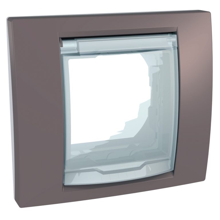 Капак + монтажна рамка без крачета IP44 "UPlus" MGU61.002.876 - бледоморав