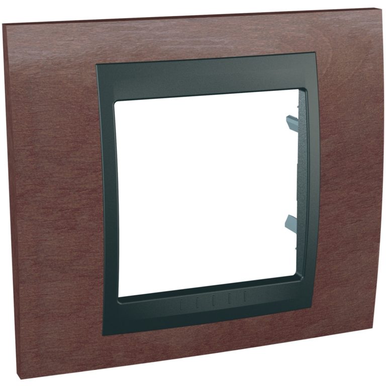 Рамка 1-ца "UTop" MGU66.002.2M4 - Табако/Графит