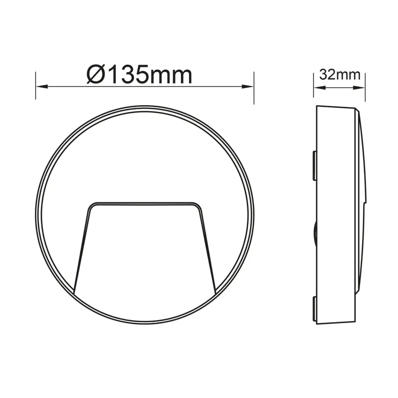 Фасаден LED аплик SLIM SLIM41W - Aca Light - Image 2