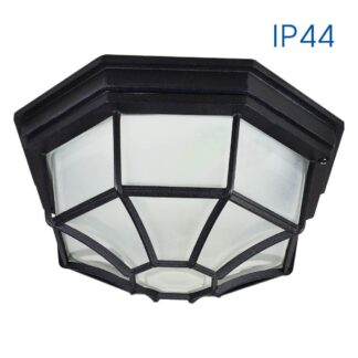 Влагозащитен плафон BERLIN 1xE27 IP44 004264 - Vivalux