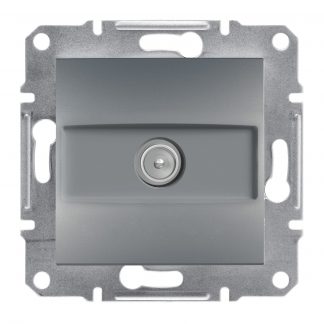 Механизъм розетка TV крайна 1dB "Asfora" EPH3200162 - стомана
