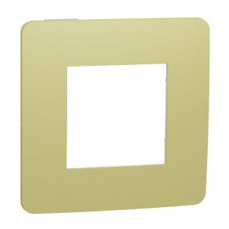 Рамка 1-на "Unica Studio Color" NU280211 - зелена ябълка/бял