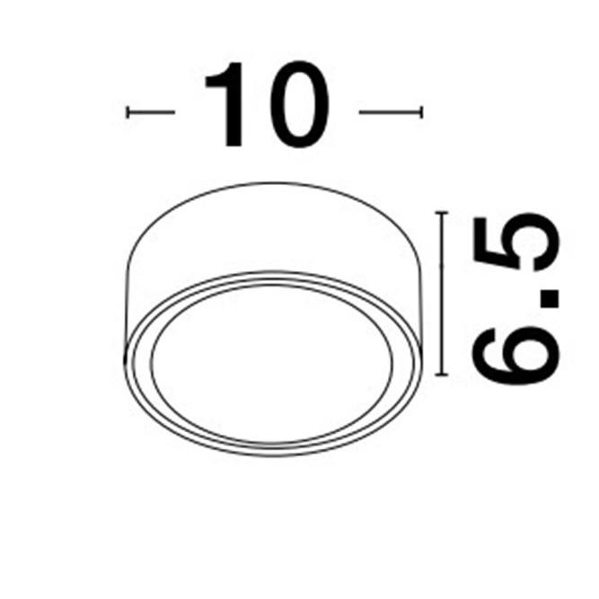 Луна за външен монтаж FOCUS 752463 IP54 - Nova Luce - Image 2