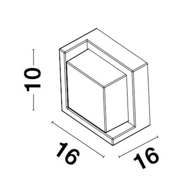 Фасаден аплик MAX 9026001 - Nova Luce - Image 2