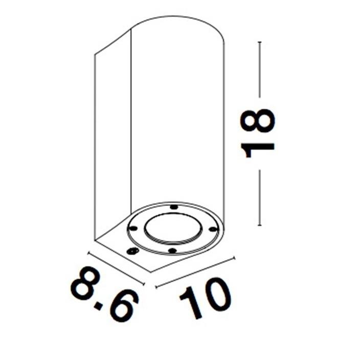 Фасаден аплик LIDO 9790522 - Nova Luce - Image 2