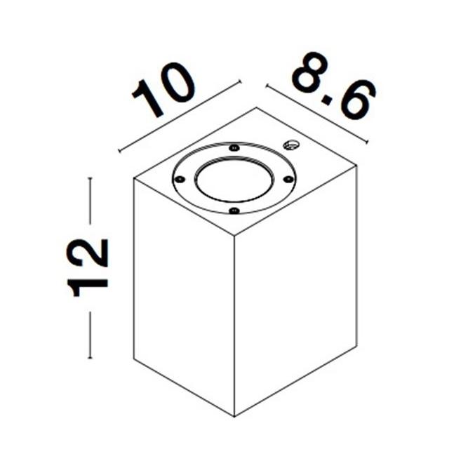 Фасаден аплик FUENTO 9790541 - Nova Luce - Image 2