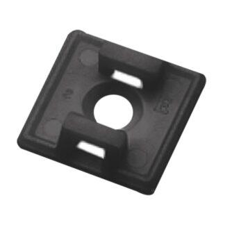 Подложка за бандажна скоба 14.6x22.5mm 5497Е черен 100бр