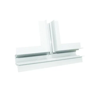 Троен конектор 90º за магнитна шина MTTW бял - Aca Light