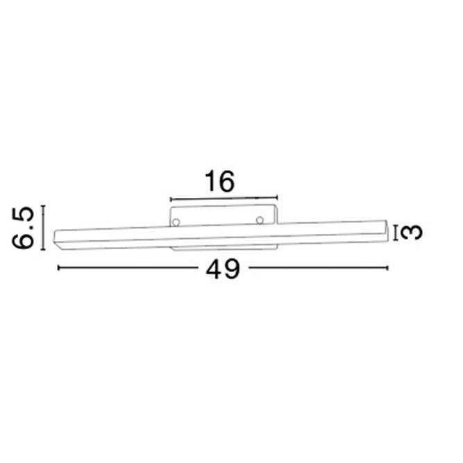Аплик MODENA 787003 12w 874Lm 3000K IP44 - Nova Luce - Image 2