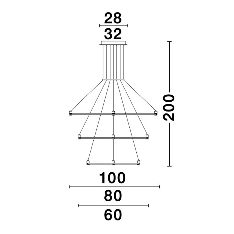 Магнитно тяло "Dion" с driver 9028803 - Nova Luce - Image 2