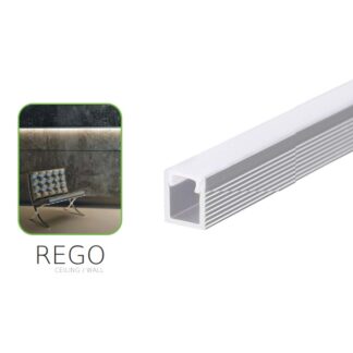 Алуминиев профил за външен монтаж REGO 200cm. P178U - Aca Light