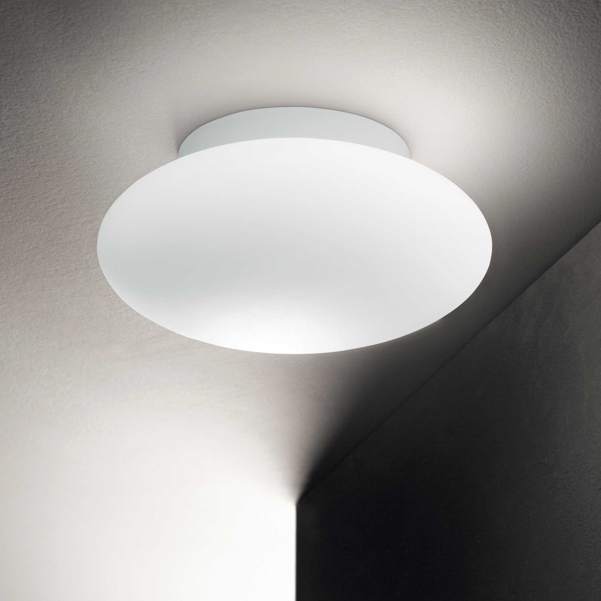 Влагозащитен плафон "Bubble" PL1 • White • 135250 - Ideal Lux