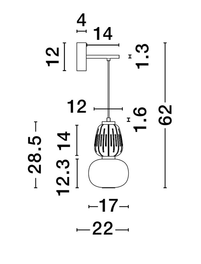 Аплик MOVIL 9030540 - Nova Luce - Image 9