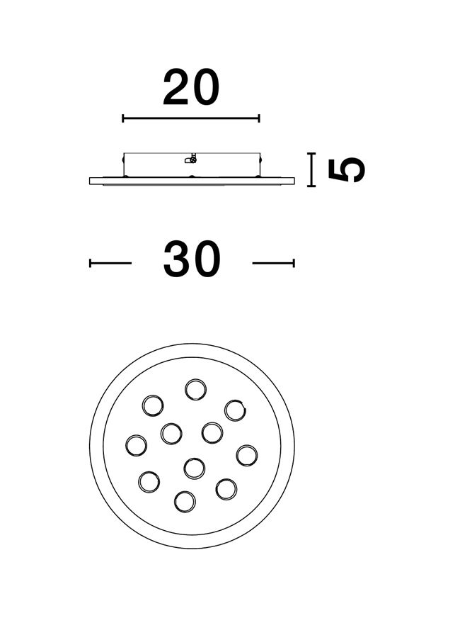 LED Плафон ASTRO 9030649 RGB център - Nova Luce - Image 6