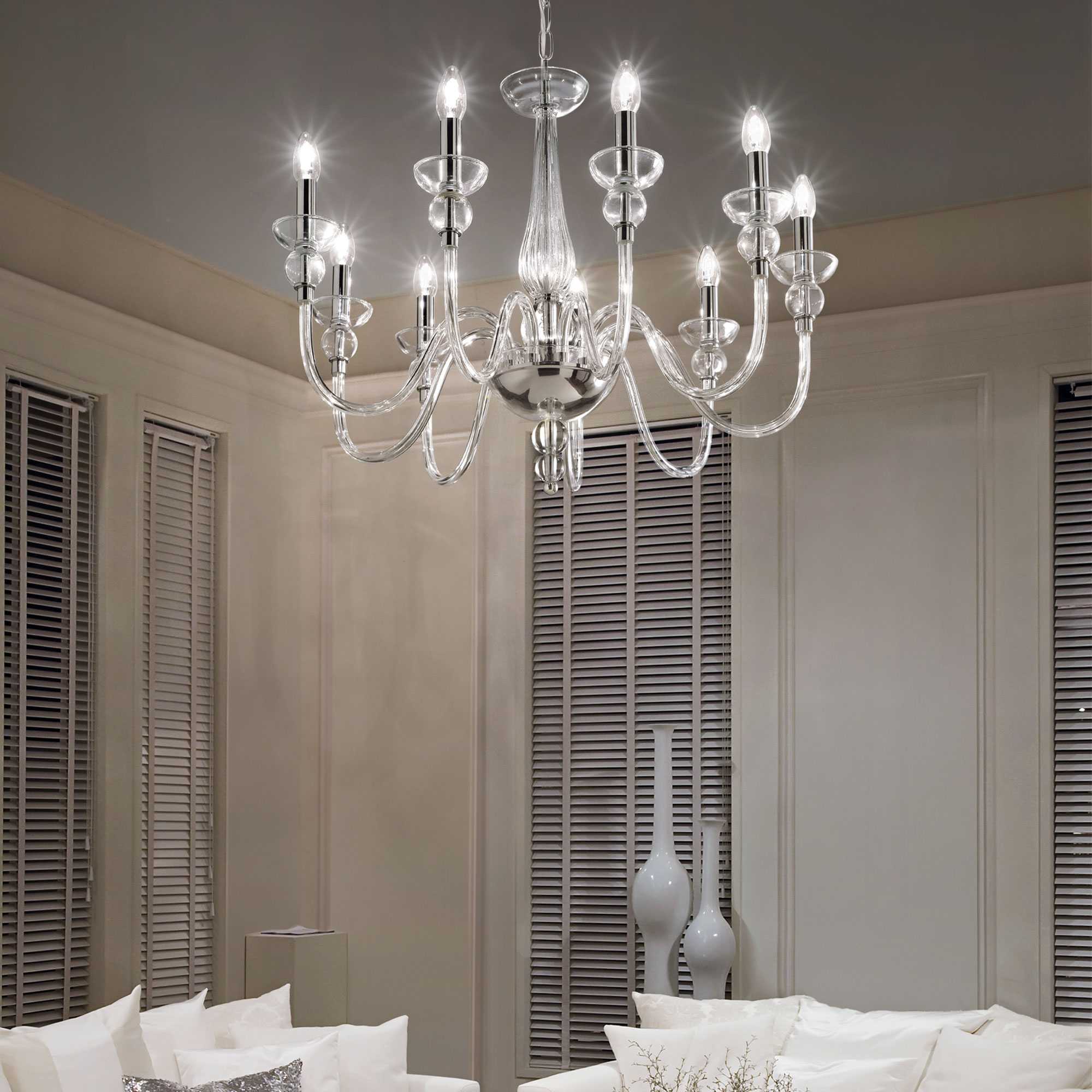Полилей "Doge SP9 Trasparente" 044453 - Ideal Lux - Image 2