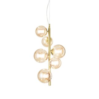 Полилей “Perlage” SP6 • Ambra • 317793 - Ideal Lux