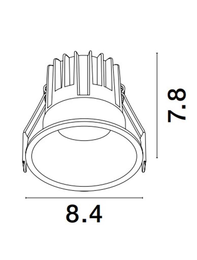 Луна за вграждане "Luela" 9580623 - Nova Luce - Image 4