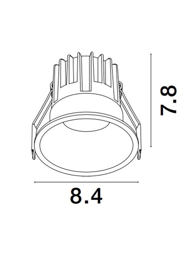 Луна за вграждане "Luela" 9580624 - Nova Luce - Image 2