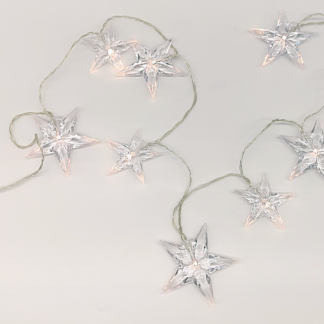 LED декоративни лампички със звездички • 135см + 30см • X061011242 - Aca Light