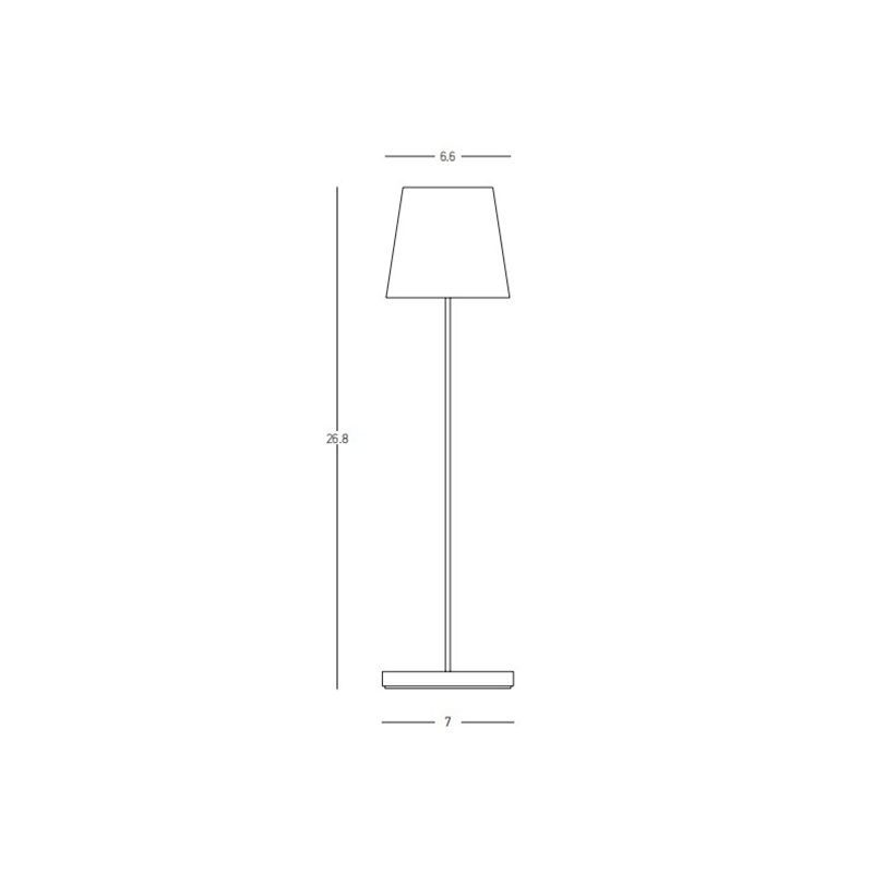 Градинска преносима лампа 1.5w 125Lm IP54 E371 - Zambelis - Image 2