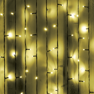 Коледни лампички завеса 3000K • IP65 • X08240131N - Aca Light
