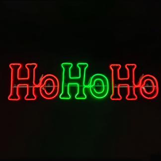 Надпис "HoHoHo" с неонов маркуч • X08750356 - Aca Light