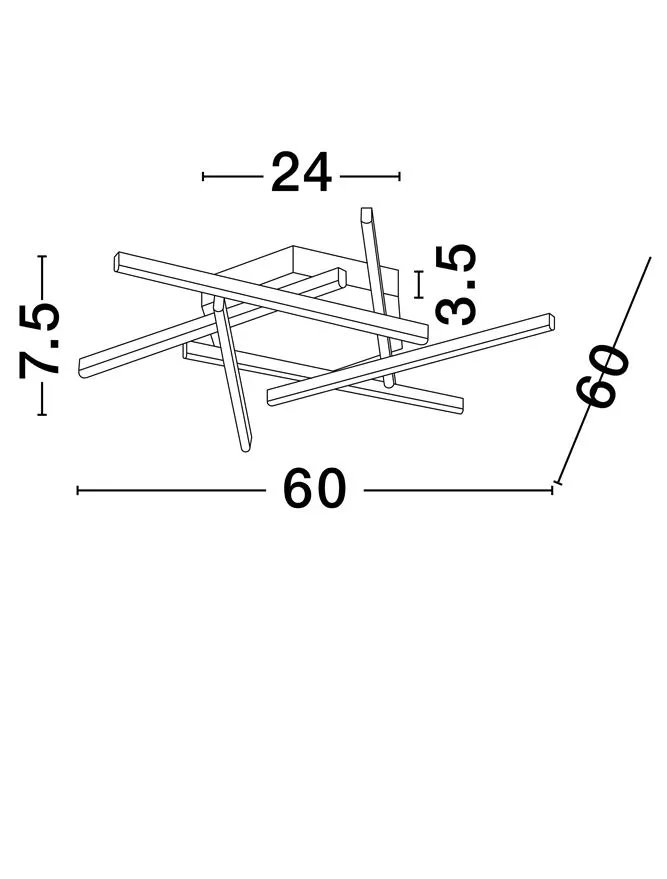 Плафон ANTAMA 9001112 - Nova Luce - Image 4