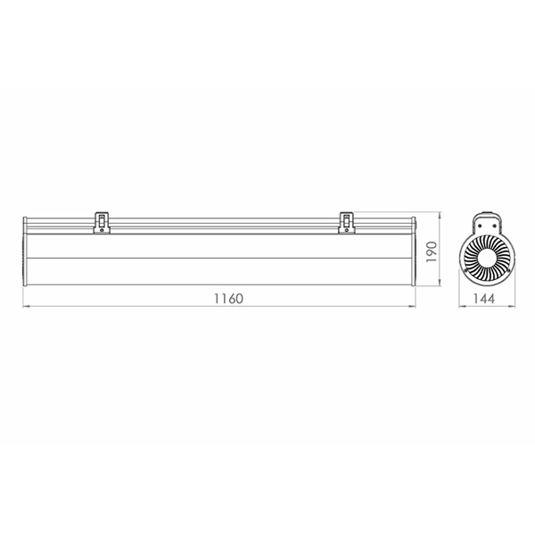 Бактерициден стерилизатор UV-C1 95W 1225.1 - Атра - Image 3