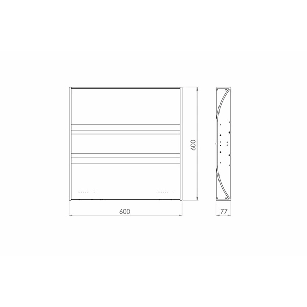 LED панел "СТАТУС 3" 60x60 24w IP40 8079 - Атра - Image 3