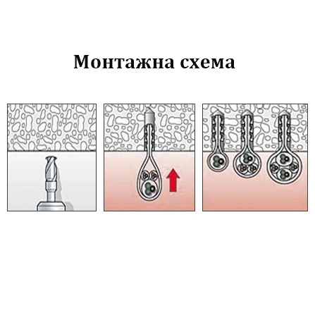 Скоба за ел.кабел ВДЕС L48/3-9 кутия 400бр 3699 - Видира - Image 5