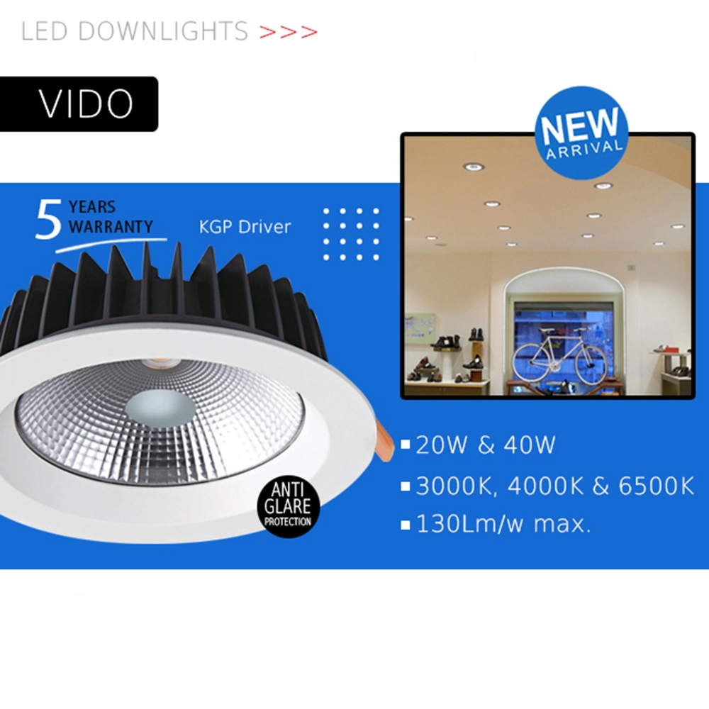 LED Луна за вграждане VIDO 40w 6500K VIDO4065 - Aca Light - Image 3