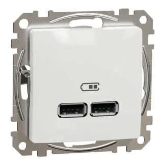 USB зарядно тип A+A 2.1A бял SDD111401 - Sedna Design