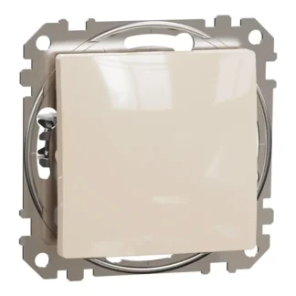 Еднополюсен ключ (сх.1) 10A крема SDD112101 - Sedna Design