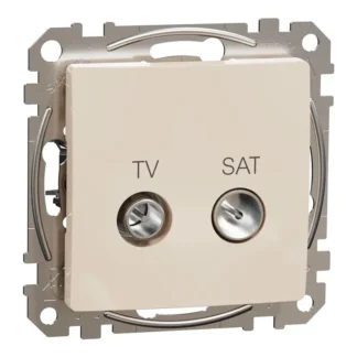 Розетка TV/SAT междинен изход 7db крема SDD112474S - Sedna Design