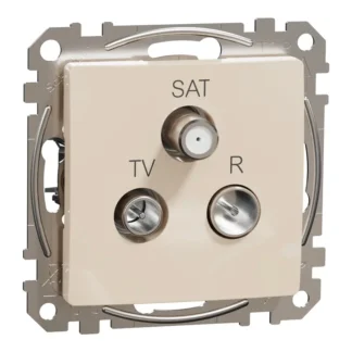 Розетка TV/R/SAT междинен изход 7db крема SDD112484 - Sedna Design