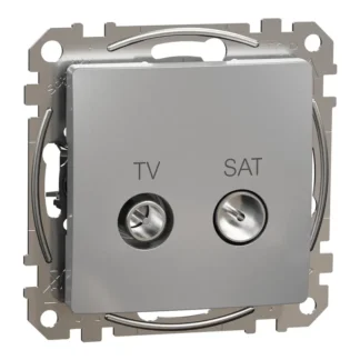 Розетка TV/SAT междинен изход 7db алуминий SDD113474S - Sedna Design