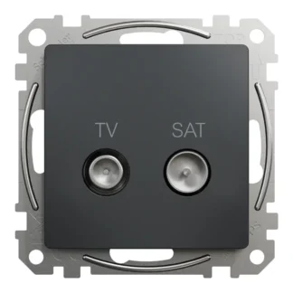 Розетка TV/SAT междинен изход 7db антрацит SDD114474S - Sedna Design