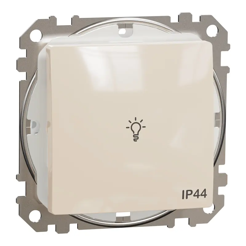 Бутон със символ Осветление IP44 крема SDD212132 - Sedna Design