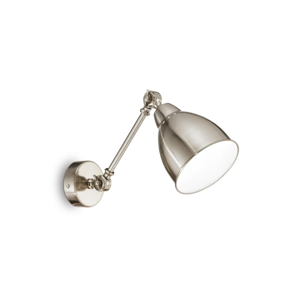 Аплик "Newton AP1 Nickel" 016399 - Ideal Lux
