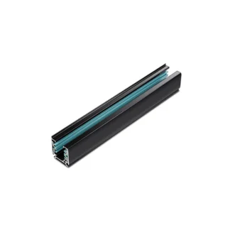 Трифазна 4-проводна шина за открит монтаж 2м. черна 4W2MB - Aca Light