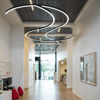 S-образен LED Профил HOLY 46w 60cm. HOLY46**06S - Aca Light