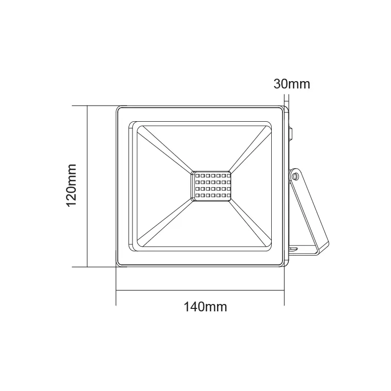 LED прожектор Q 30w зелена светлина IP66 Q30G - Aca Light - Image 2