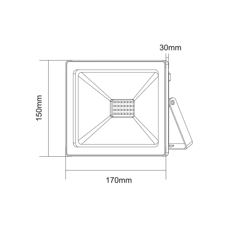 LED прожектор Q 50w зелена светлина IP66 Q50G - Aca Light - Image 2