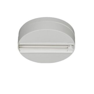 Кръгла розетка за 4-проводни прожектори бял XRA400W - Aca Light