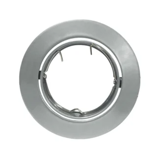 Луна за вграждане AC.0453254B 81mm кръгла подвижна метално сив - Aca Light