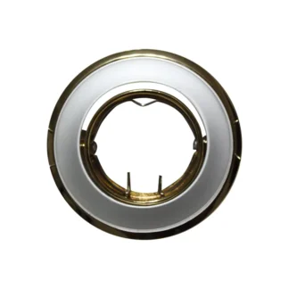 Луна за вграждане AC.04532SPS 64mm кръгла подвижна сребро/перла злато - Aca Light