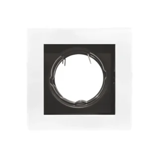 Луна за вграждане квадратна подвижна бяла BS3167W - Aca Light