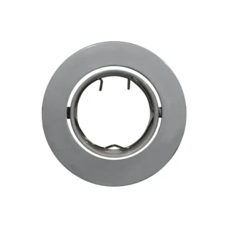 Луна за вграждане BS3259EG 64mm кръгла подвижна метално сив - Aca Light